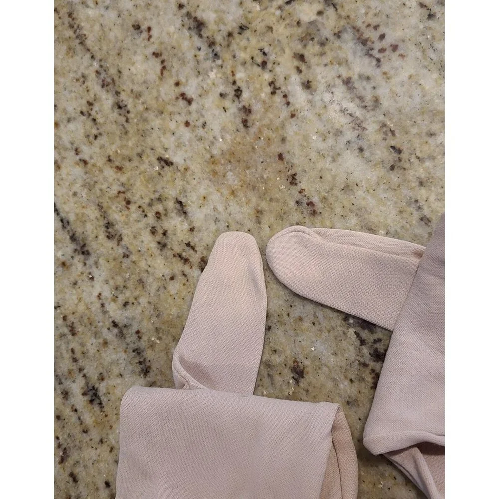 Vintage Size XL Fleshy Beige Nylon Stretch Formal 10